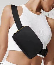 Load image into Gallery viewer, Custom Number Football Fanny Pack with Silver Charm Chain
