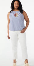 Load image into Gallery viewer, Sequined Baseball Halter Tie Tank Top