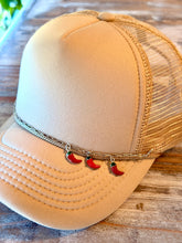 Load image into Gallery viewer, Trucker Hat Charm Chains