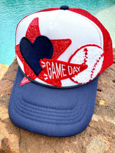 Load image into Gallery viewer, Baseball Game Day Trucker Hat