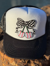Load image into Gallery viewer, Baseball &amp; Softball Cherry Trucker Hat