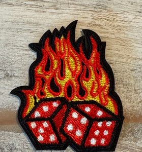 Dice Game Iron On Patches