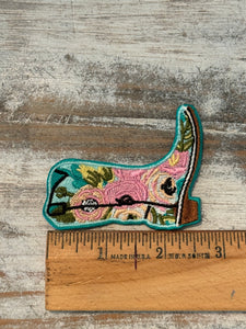 Cowboy Boot Iron On Patches