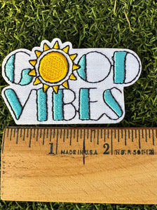 Vibes Iron On Patches