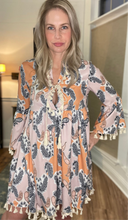 Load image into Gallery viewer, Paisley &amp; Fringe Dress
