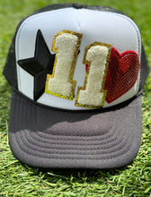 Load image into Gallery viewer, Baseball Number Patch Trucker Hats (CUSTOM)