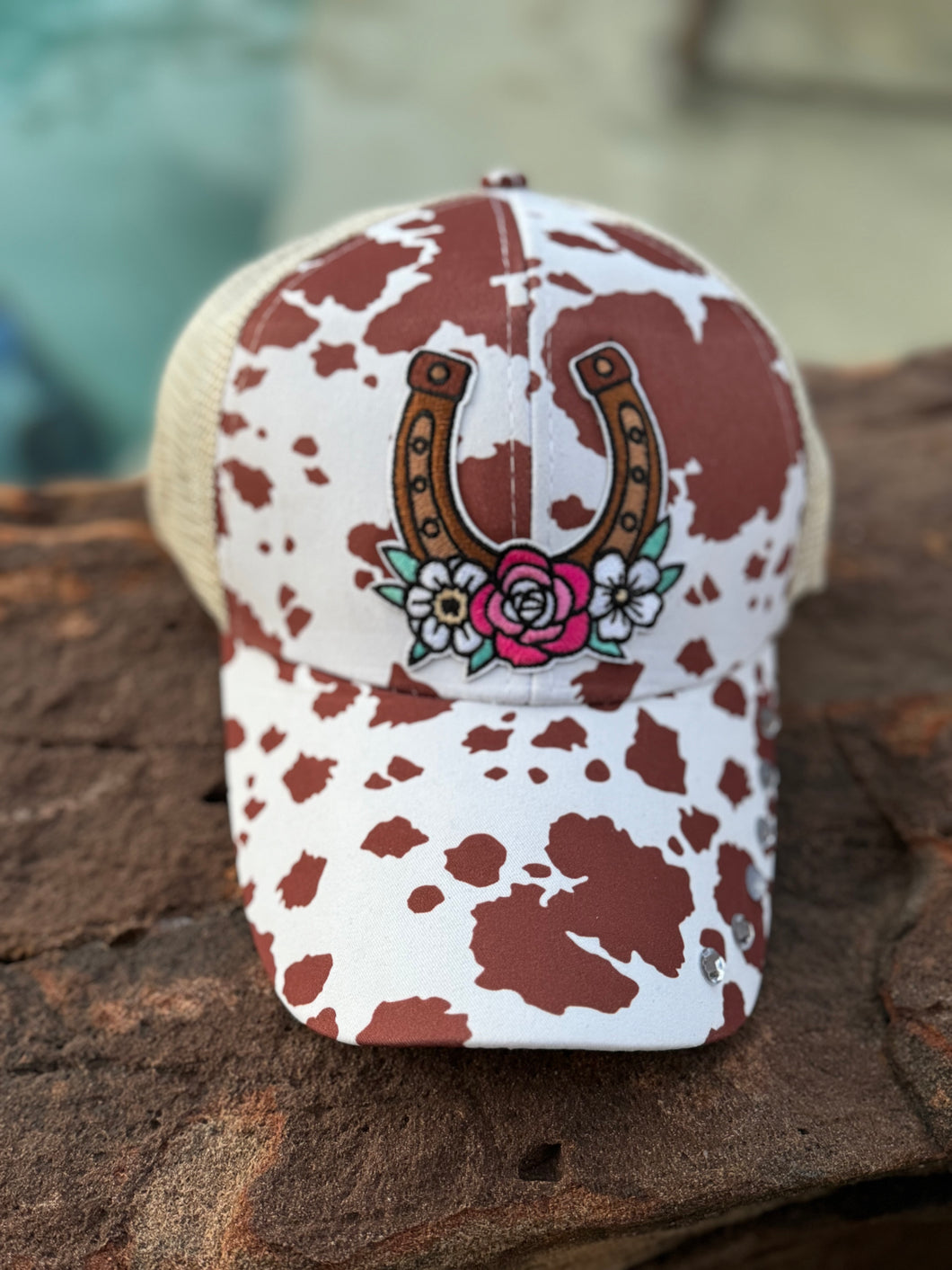 Rhinestone Cowgirl Patch Hat