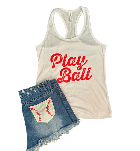 Play Ball Tank Top
