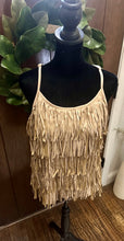 Load image into Gallery viewer, Merigold Fringe Tank Top