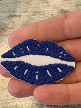 Load image into Gallery viewer, Team Color Game Day Lip Iron On Patches