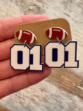 Load image into Gallery viewer, Player Number Earrings