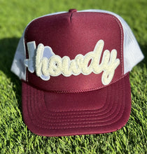 Load image into Gallery viewer, Howdy Aggies Trucker Hat