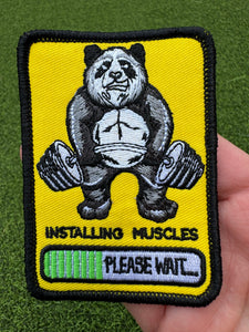 Weightlifting Gym Iron On Patches