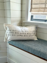 Load image into Gallery viewer, LOVE BIG Duck Feather Pillow