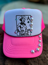 Load image into Gallery viewer, Can’t Be Tamed Trucker Hat