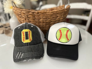 Chenille Softball Hats