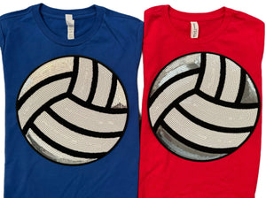 Sequin Volleyball Tees