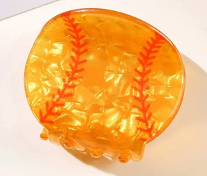 Sports Hair Claw Clips