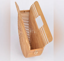 Load image into Gallery viewer, Bamboo Clutch Crossbody Purse