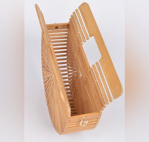 Bamboo Clutch Crossbody Purse