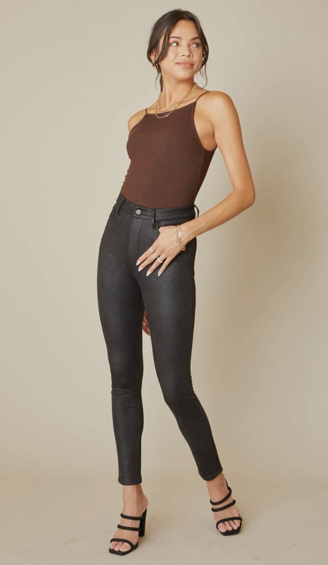 KanCan High Rise Skinny Black Jeans