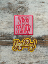 Load image into Gallery viewer, Yee Haw Iron On Patches (Various Color Options)