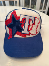 Load image into Gallery viewer, Texas Rangers Baseball Patch Trucker Caps