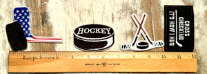 Hockey Iron On Patches