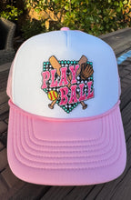 Load image into Gallery viewer, Play Ball Softball Trucker Hat