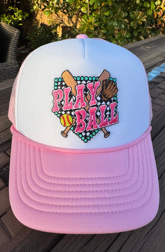 Play Ball Softball Trucker Hat