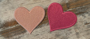 Heart Iron On Patches