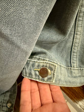 Load image into Gallery viewer, Baseball Fleece Lined Denim Jacket