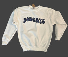 Load image into Gallery viewer, Youth Faux Glitter Bobcats Sweatshirt