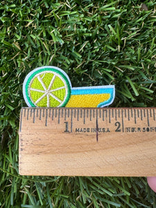 Cocktail Drink Iron On Patches