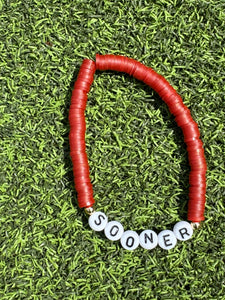 Game Day Beaded Team Bracelets