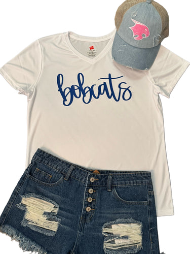 Bobcats V-Neck Cool DRI Tee
