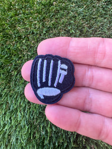 Baseball Bat, Glove & Ball Iron On Patches