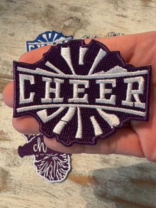 Cheer Pom Pom Iron On Patches