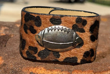 Load image into Gallery viewer, Leopard Sports Cuffs (Baseball/Softball/Soccer/Football)