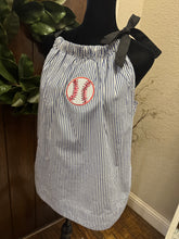 Load image into Gallery viewer, Sequined Baseball Halter Tie Tank Top