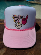 Load image into Gallery viewer, Let’s Go Volleyball Trucker Hat