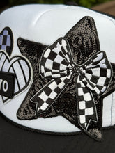 Load image into Gallery viewer, Volleyball Libero Checkered Trucker Cap