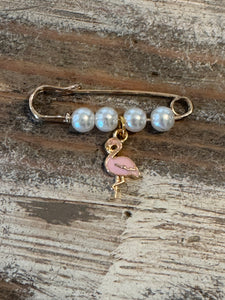 Bow & Pearl Charm Pins