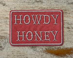 Howdy Honey Iron On Patches