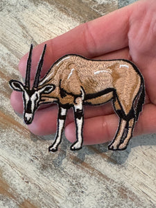 Antelope Oryx Iron On Patch