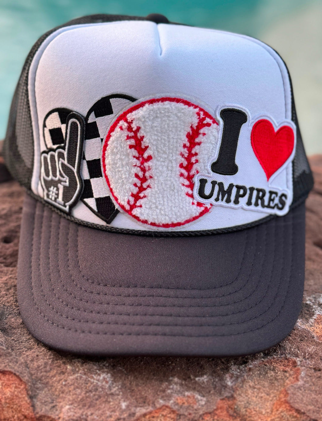 Baseball Patch Trucker Hats (Various Options)