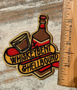 Whiskey Iron On Patches