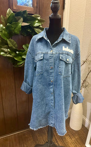 Bobcat Football Denim Shirt