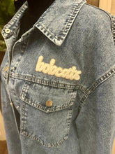 Load image into Gallery viewer, Bobcat Football Denim Shirt