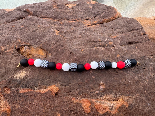 Race Day Bubble Bead CHAINS for Trucker Hats